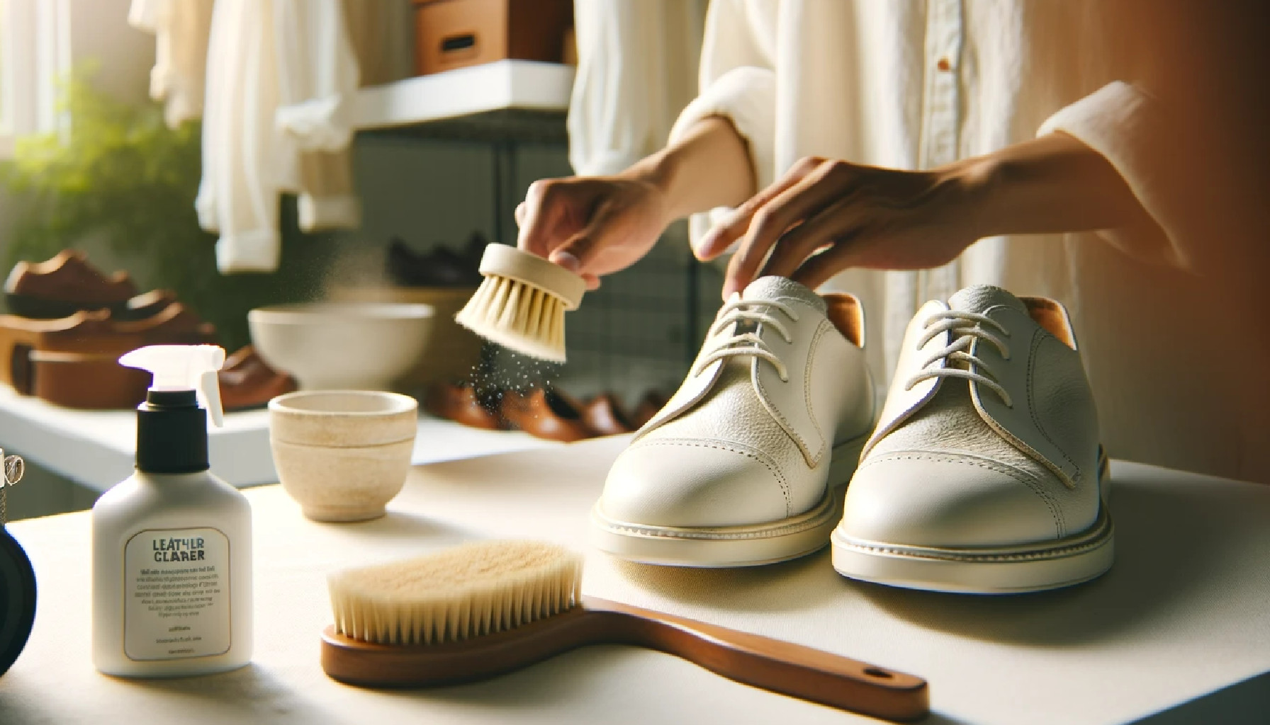 How To Clean White Leather Shoes With Toothpaste #Shorts 
