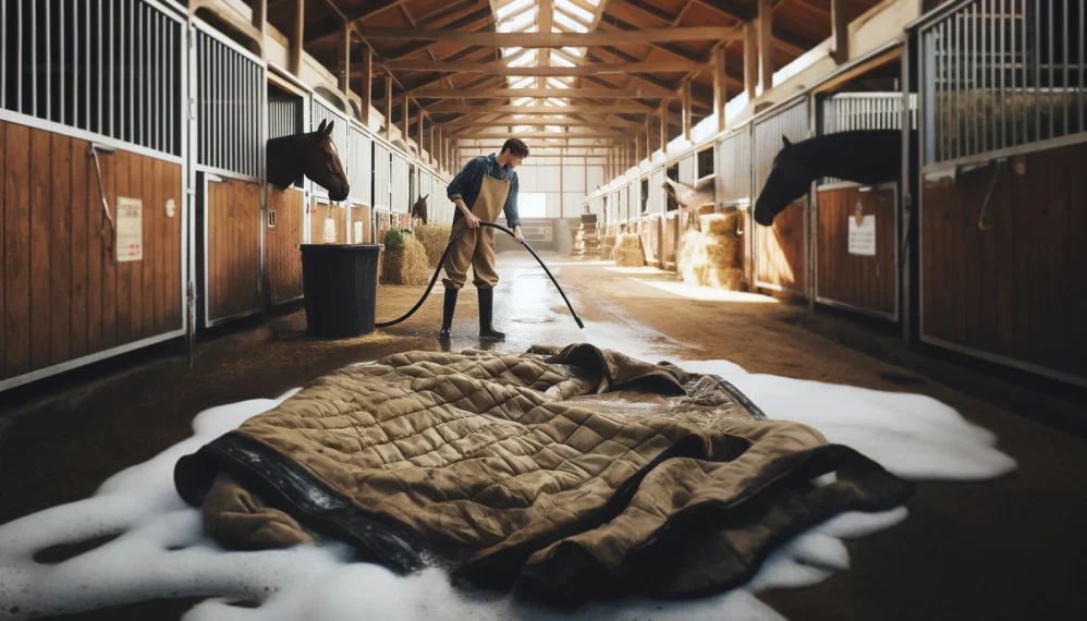 How To Properly Clean A Dirty Horse Blanket